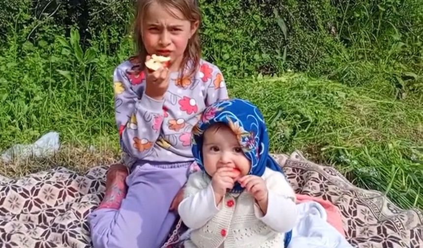 Gündoğmuş'ta anne-kızın köy yaşamı, sanal medyada ilgi odağı oldu