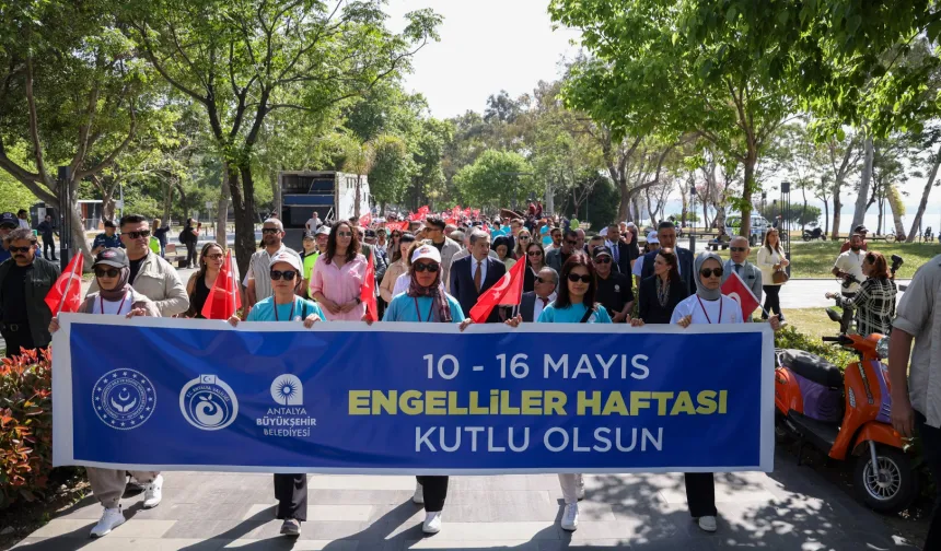 Antalya Büyükşehir Belediyesi'nin erişilebilirlik belgesi 38'e çıktı