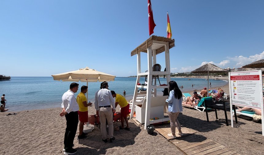 Alanya'da Mavi Bayrak denetimleri başladı