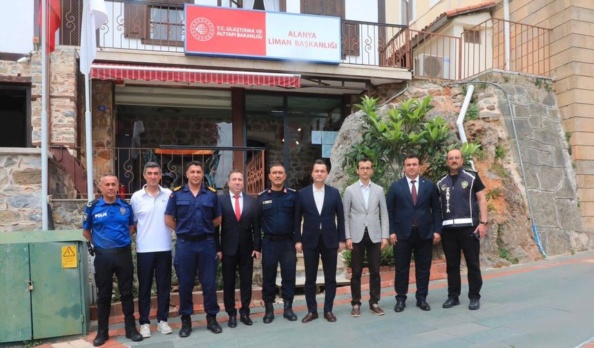 Alanya Kaymakamı’ndan Liman Başkanlığı’na önemli ziyaret