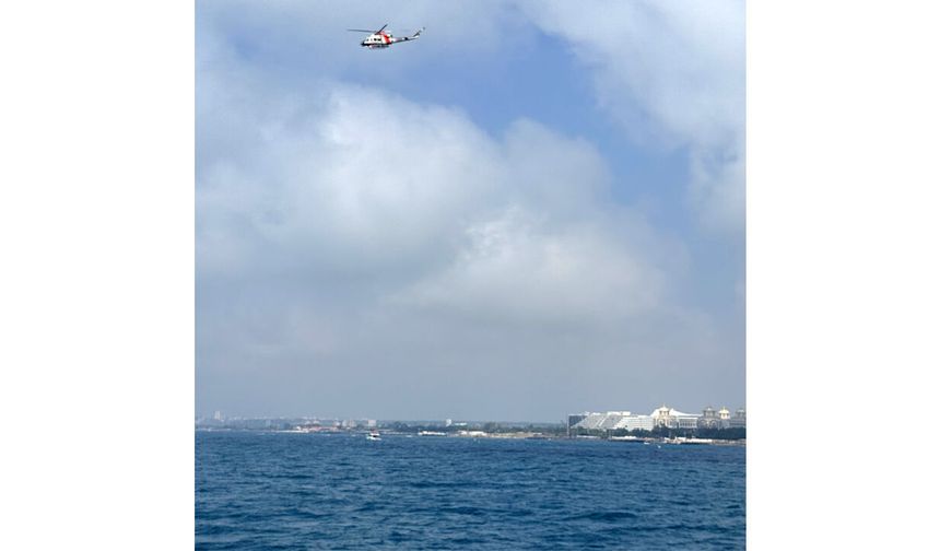Antalya'da denizde kaybolan otel çalışanı aranıyor