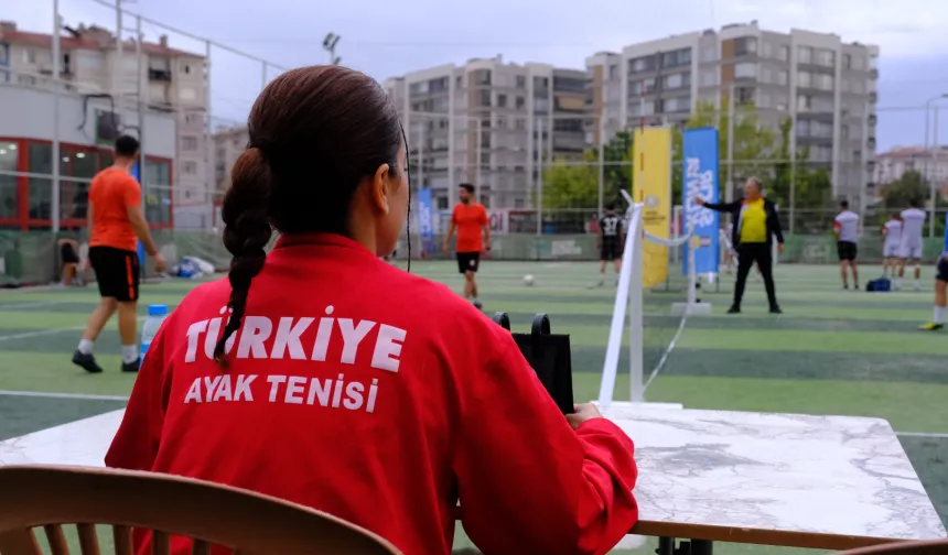 Konya'da ayak tenisi hazırlığı