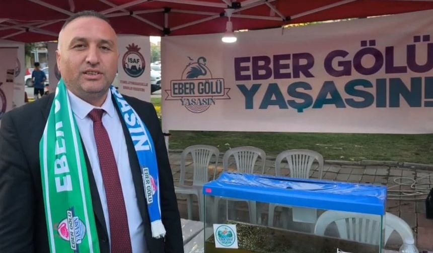 'Arıtma tesisinin yapılması Eber Gölü için önemli'