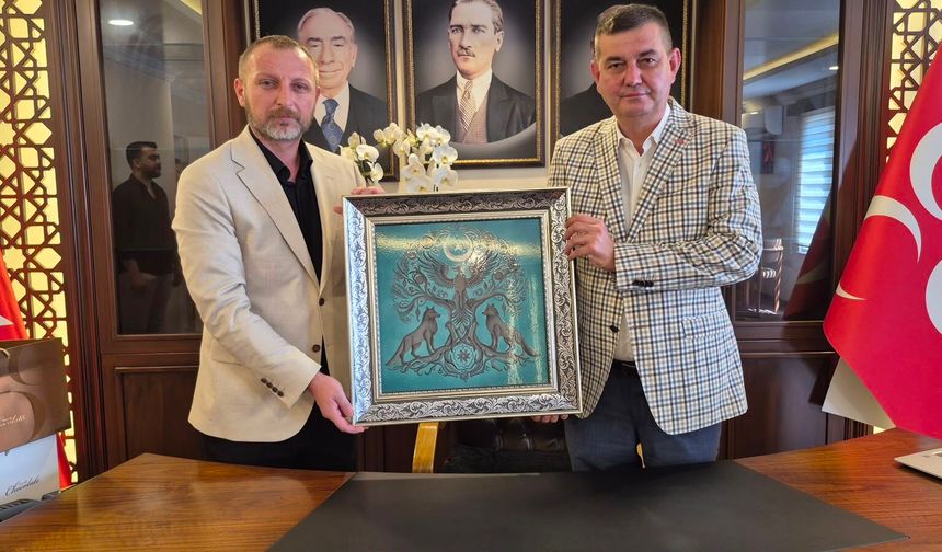 MHP Alanya İlçe Başkanlığı’na Mustafa Türkdoğan görevine başladı