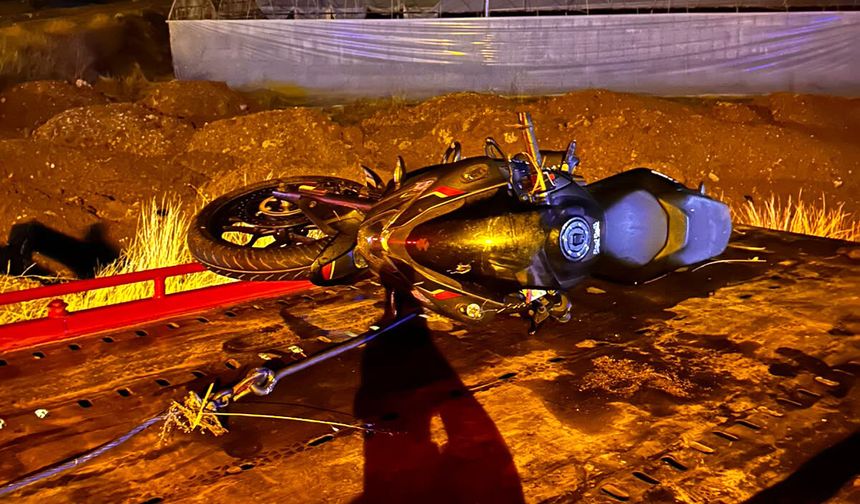 Motosikletle arkadaşını ziyarete giderken kazada öldü