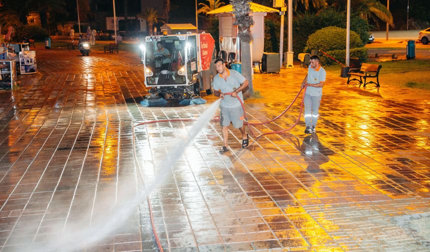 Alanya baştan sona temizlendi