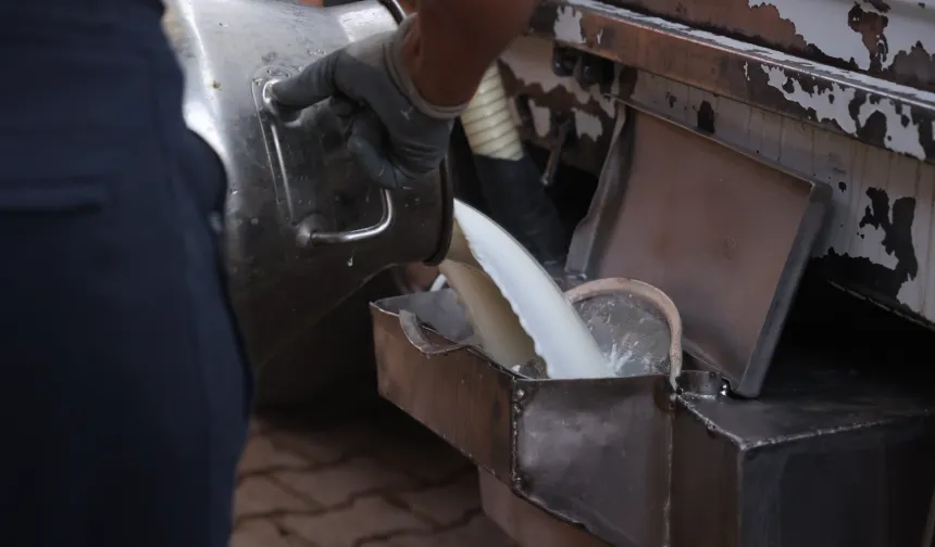 Antalya'da süt üreticilerine tank desteği