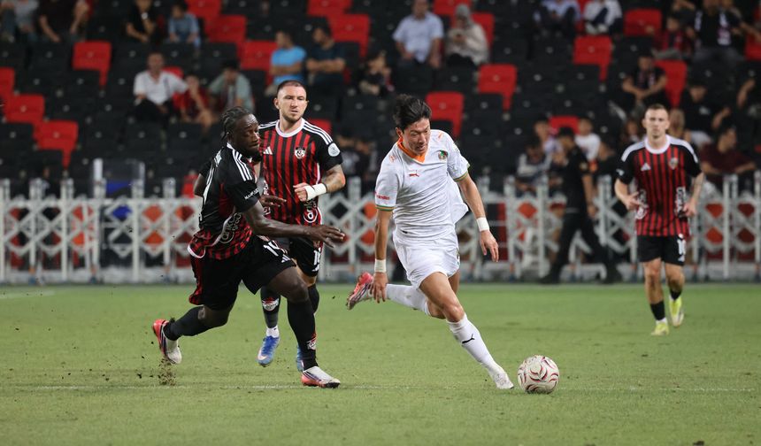 Gaziantep FK ile Alanyaspor 1-1 berabere kaldı
