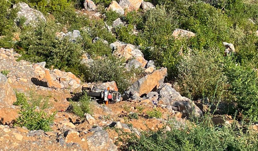Alanya'da motosiklet uçuruma yuvarlandı: 1 ölü 1 yaralı