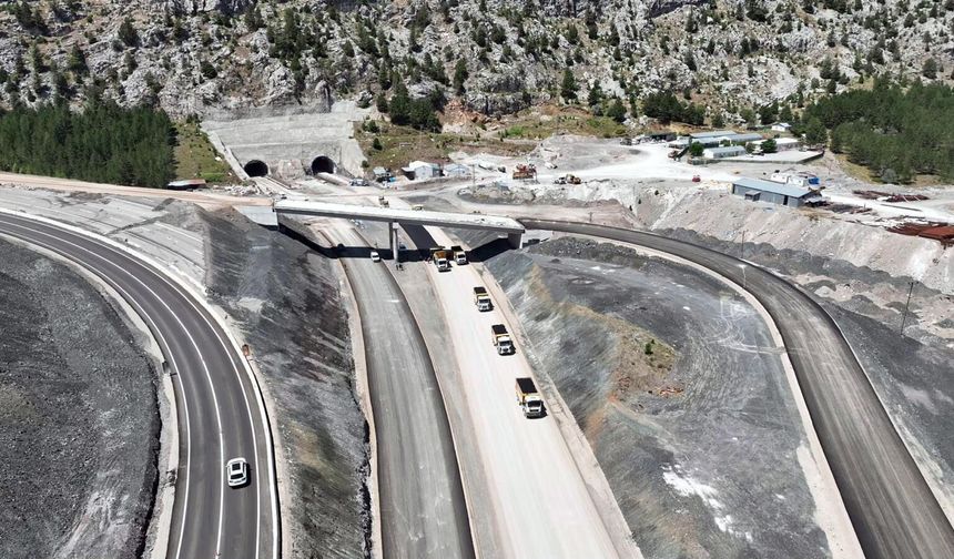 Türkiye'nin en uzun ilk 5'teki iki tüneli Antalya'da yapılıyor