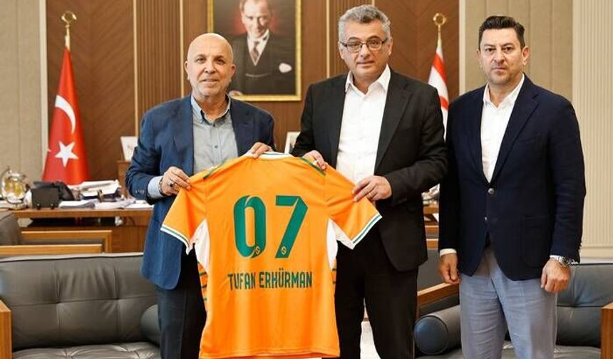 Alanyaspor’dan KKTC Cumhurbaşkanı’na ziyaret