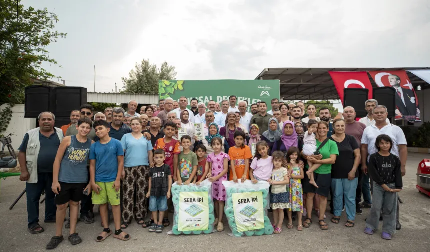 Mersin'de üreticiye tarımsal destek