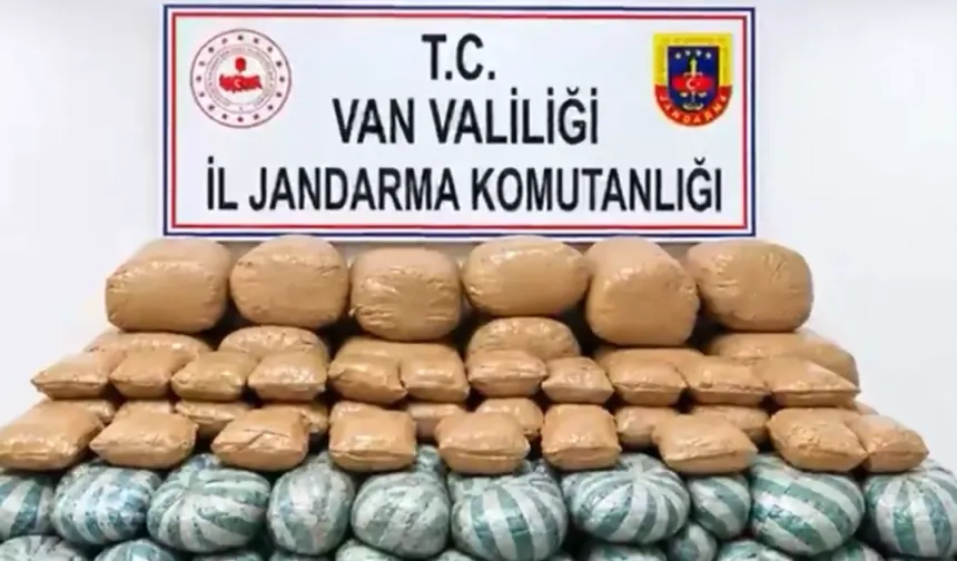 Van'da 517 kilogram uyuşturucu ele geçirildi