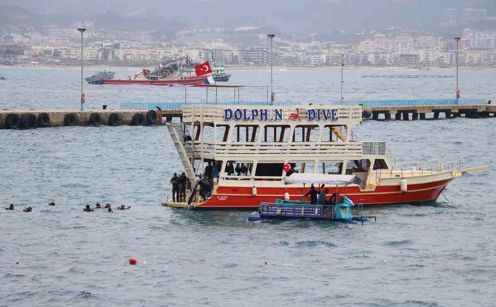 Alanya'da deniz temizliği