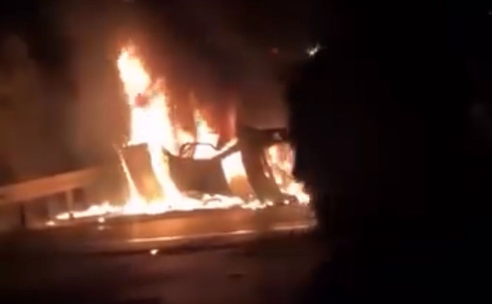 Alanya'da takla atan otomobil alev aldı: 2 ölü, 3 ağır yaralı