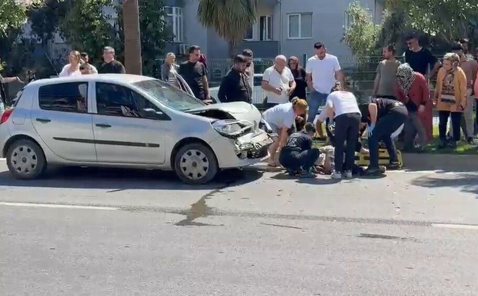 Alanya Çevreyolu’nda korkunç kaza: Yaşlı kadın ağır yaralandı