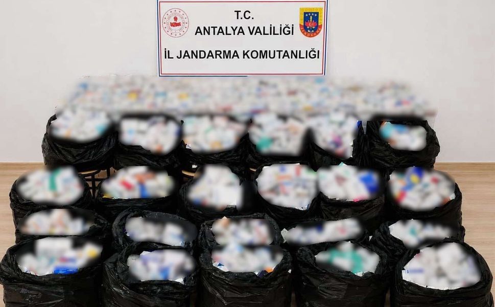 Gazipaşa’da operasyon: 164 bin sentetik hap ele geçirildi