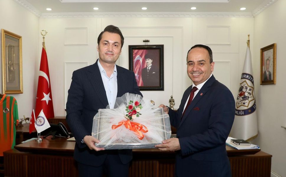 Alanya Esnaf ve Sanatkârlar Odası'ndan Kaymakam Öztürk'e ziyaret