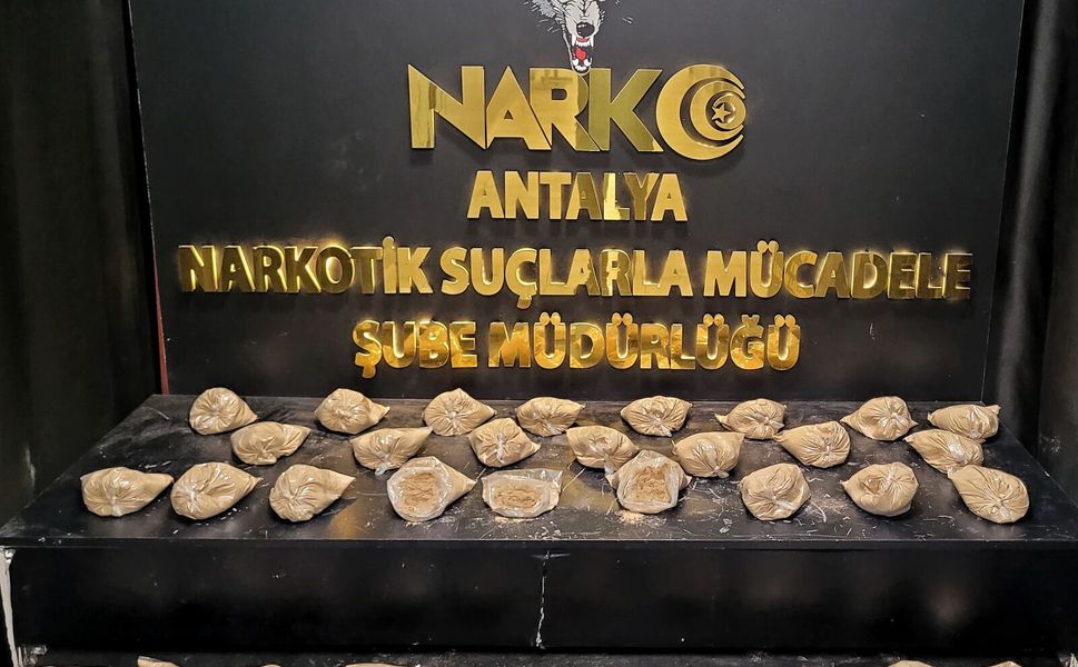 16 kilo 650 gram eroin ele geçirildi