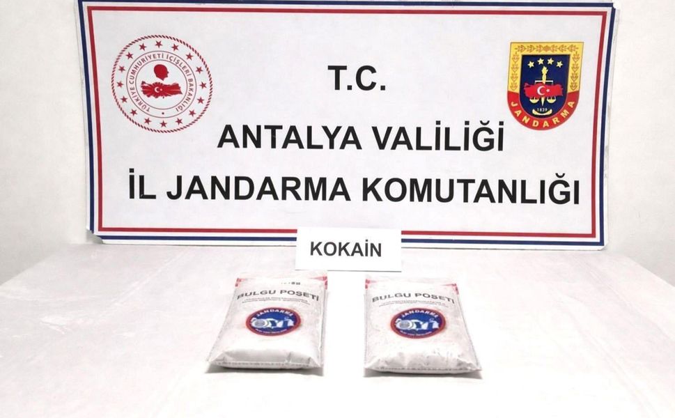 Antalya'da operasyonuna 2 tutuklama: 1 kilo 375 gram ele geçirildi