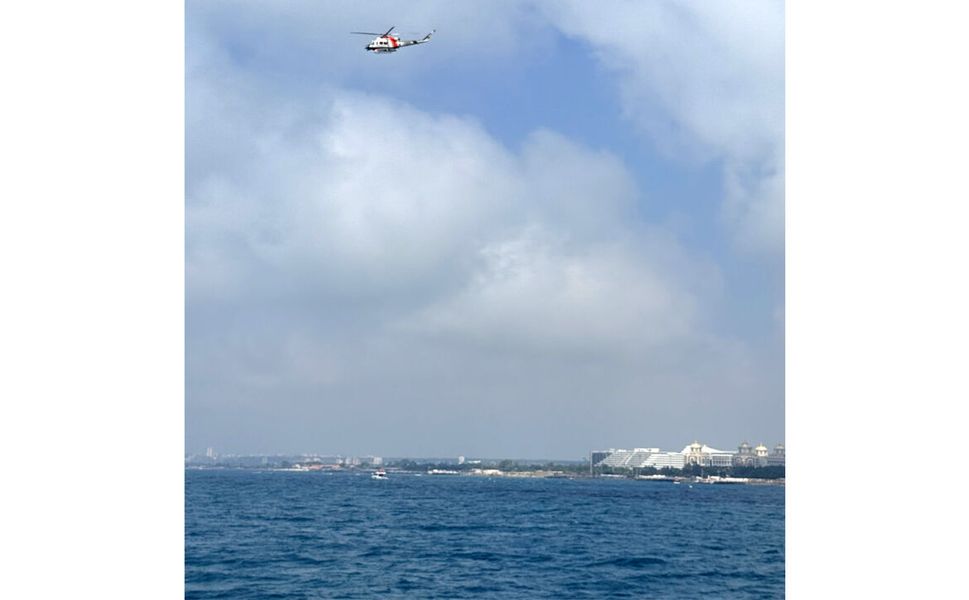 Antalya'da denizde kaybolan otel çalışanı aranıyor