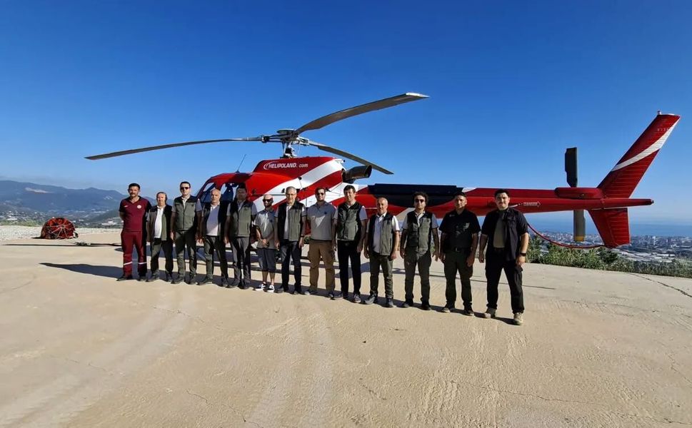 Orman Bölge Müdürü Kemal Kayıran’dan Alanya Helikopter ekibine ziyaret