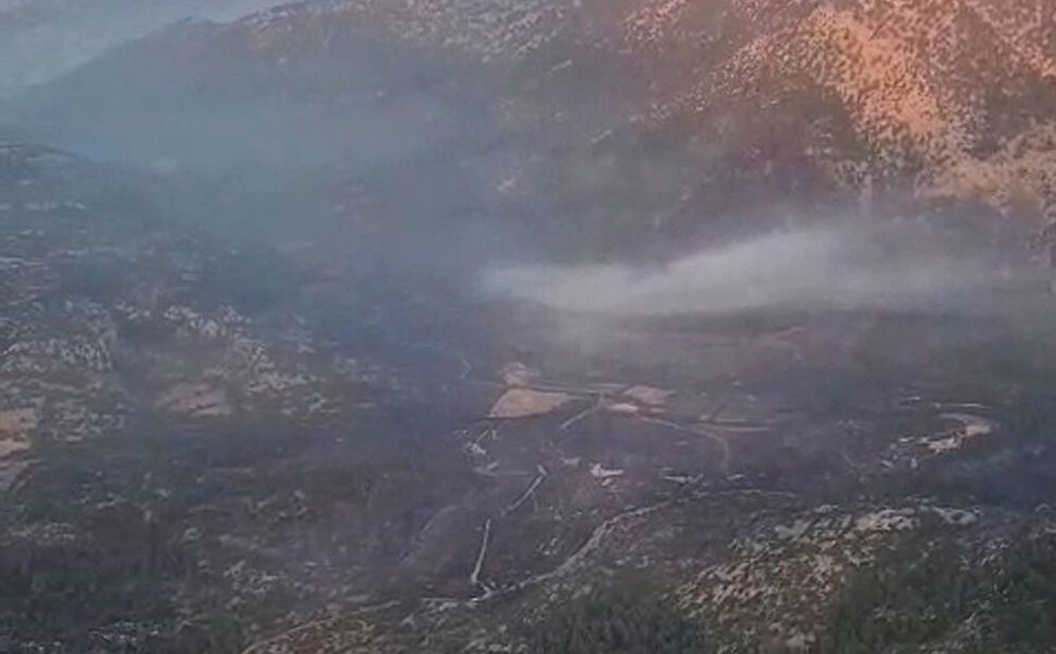Antalya Akseki'deki orman yangınında 100 hektar alan zarar gördü
