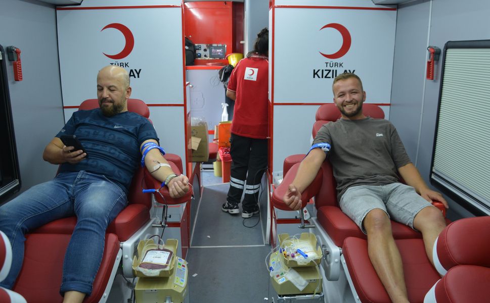 4 günde 392 ünite kan bağışı
