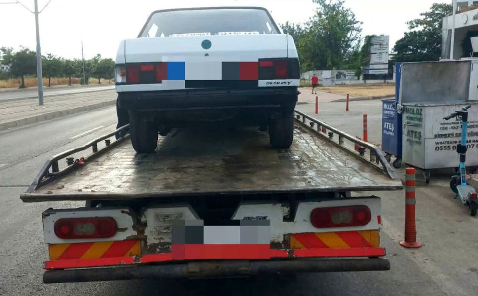 Drift atan sürücü hakkında adli ve idari işlem