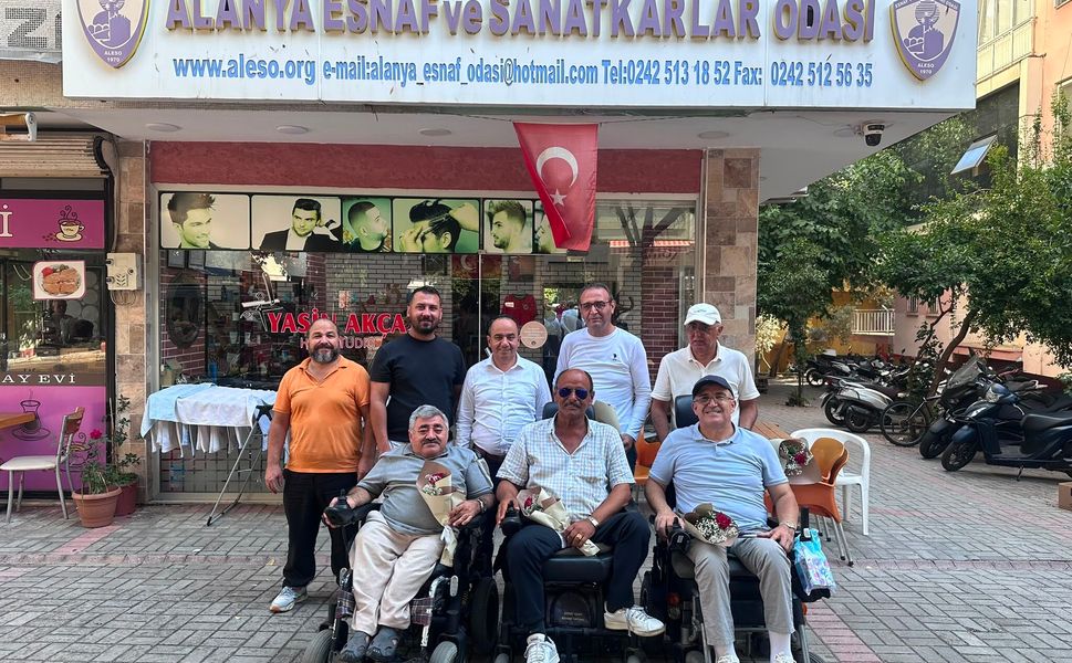 Engelsiz Platformu'ndan Alanya Esnaf ve Sanatkârlar Odası'na ziyaret