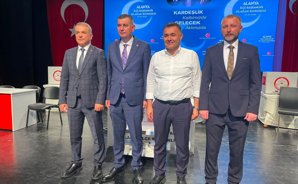 MHP Alanya’da yeni başkan: Mustafa Türkdoğan 315 oy ile seçildi