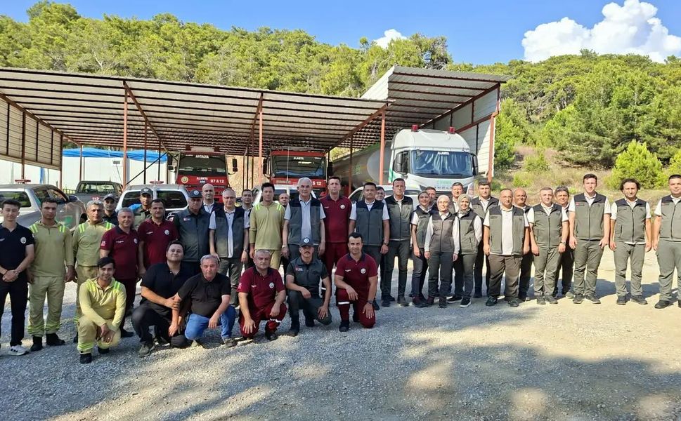 Orman Genel Müdürü Karacabey Alanya'da denetimde