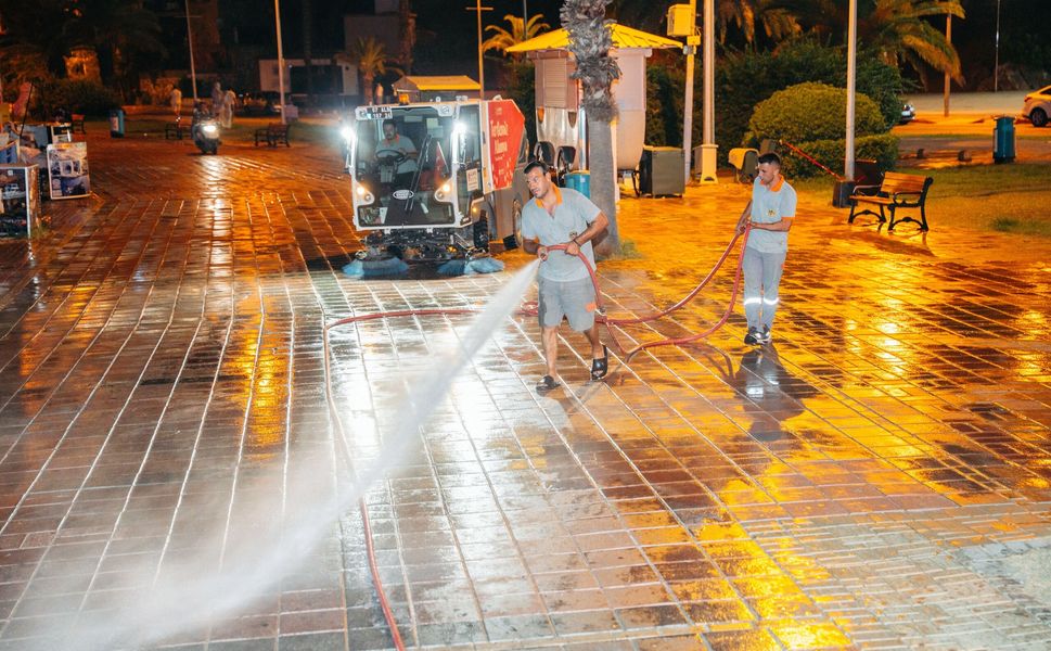 Alanya baştan sona temizlendi