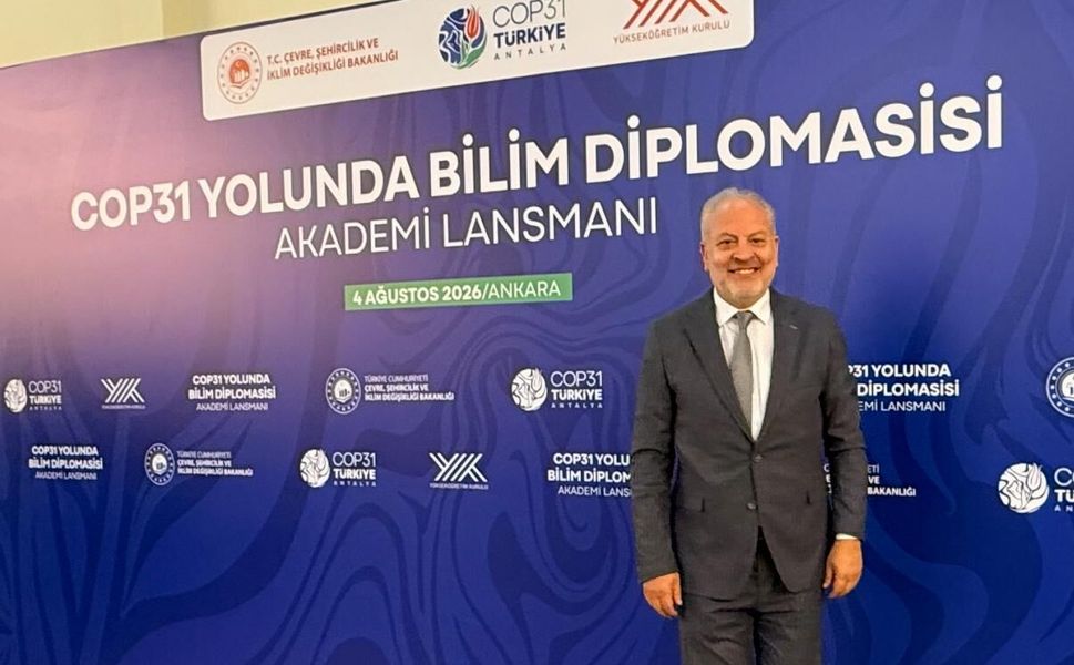 Alanya Üniversitesi Rektörü COP31 Bilim Diplomasisi Lansmanına katıldı