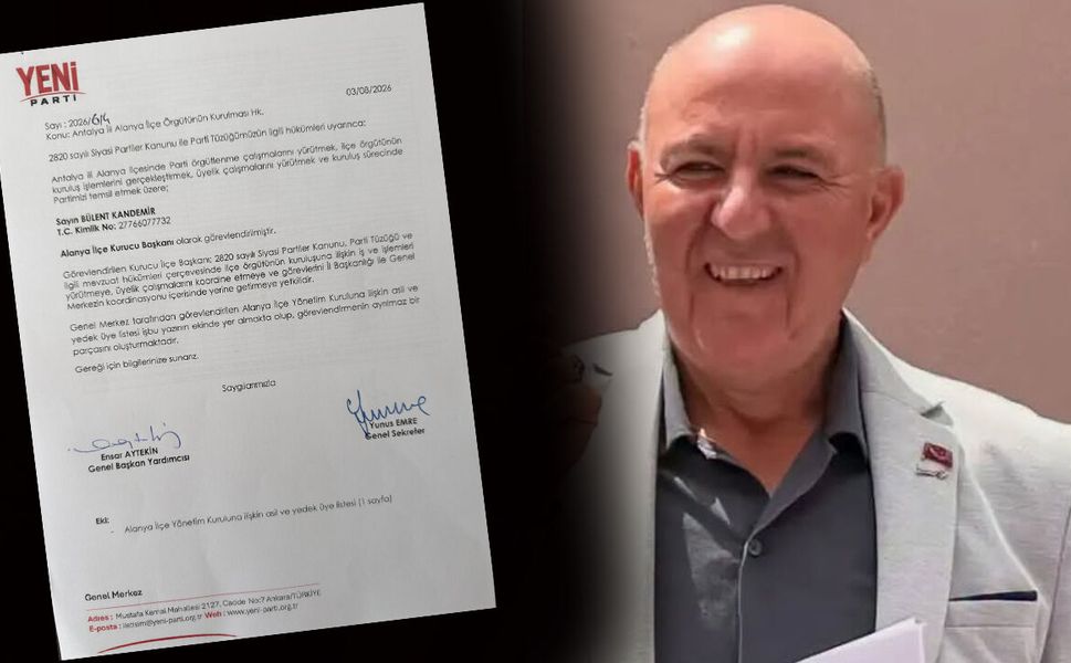 Bülent Kandemir: Yeni Parti Alanya’da güçlü bir başlangıç yaptı