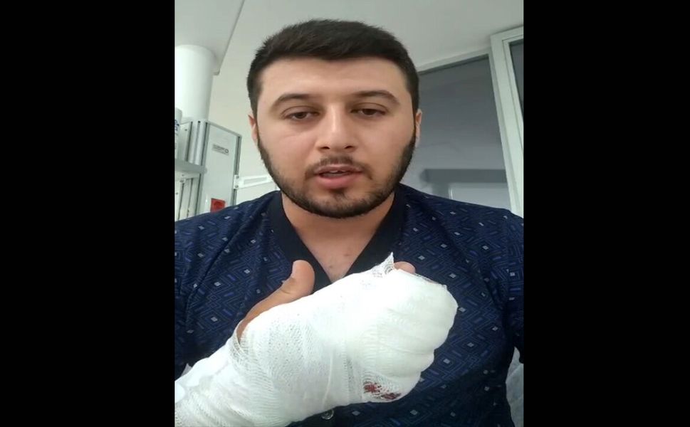 Motokuryeye döner bıçaklı saldırı