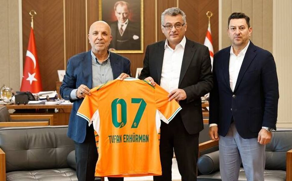 Alanyaspor’dan KKTC Cumhurbaşkanı’na ziyaret
