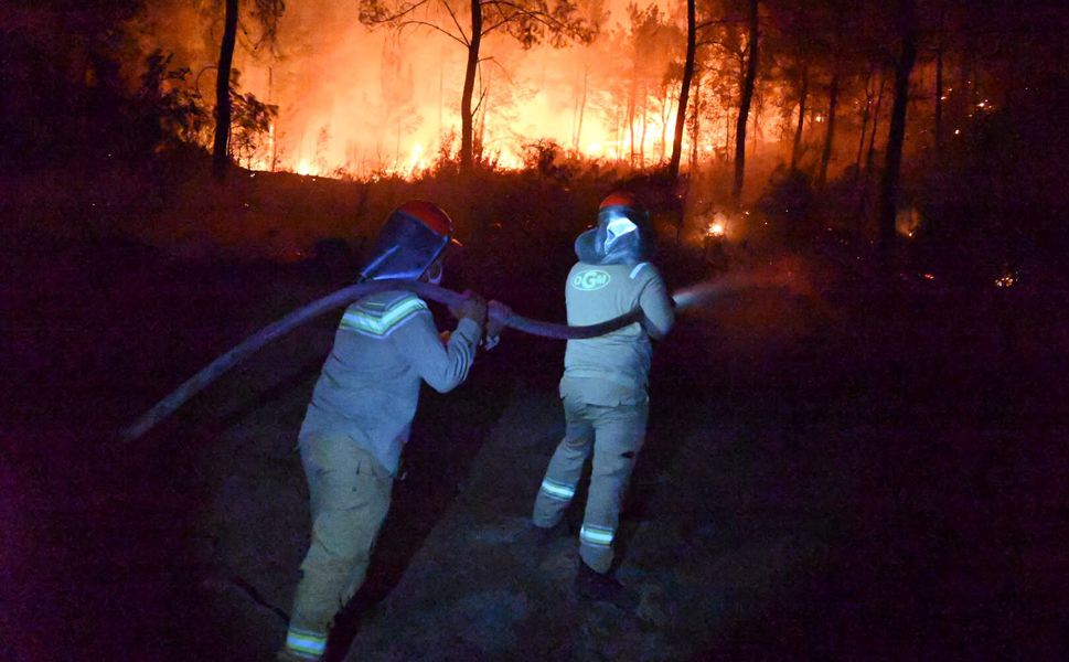 Antalya Serik'teki orman yangınının enerjisi düşürüldü