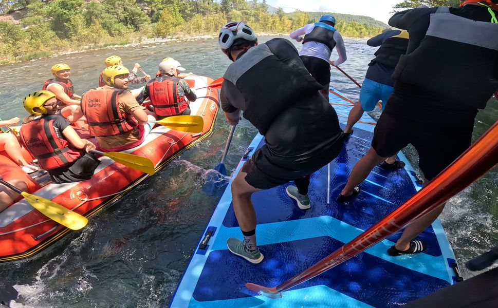 Köprülü Kanyon'da ilk Big SUP deneyimi