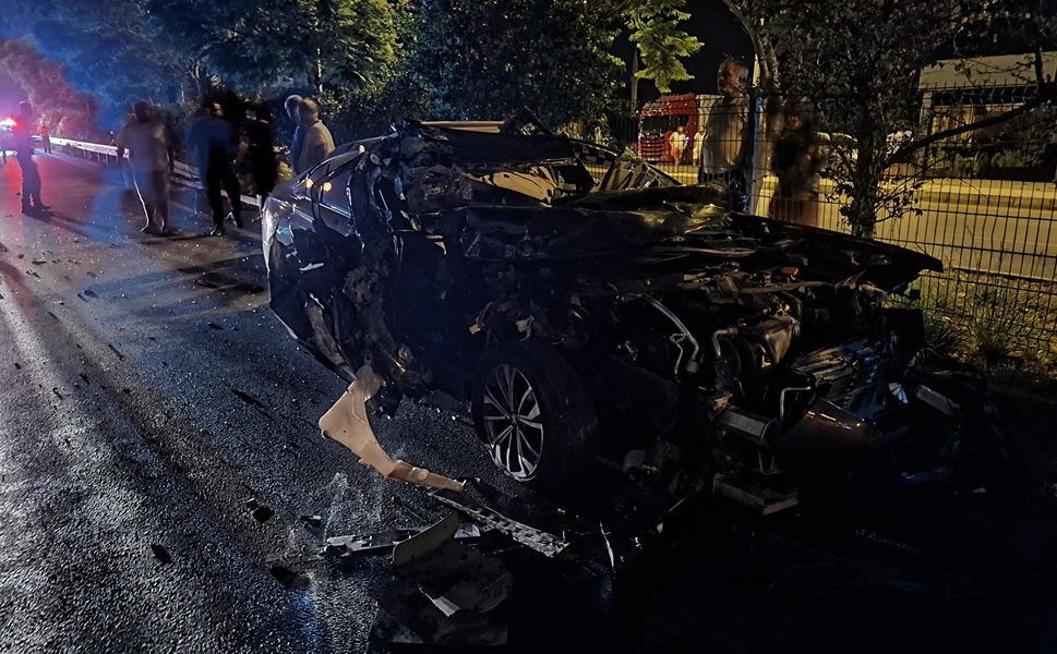 Gazipaşa'da otomobil ile TIR çarpıştı: 1 yaralı