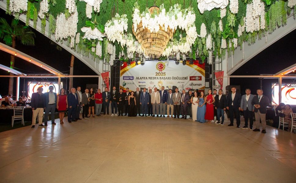 Alanya medyasından muhteşem ödül gecesi