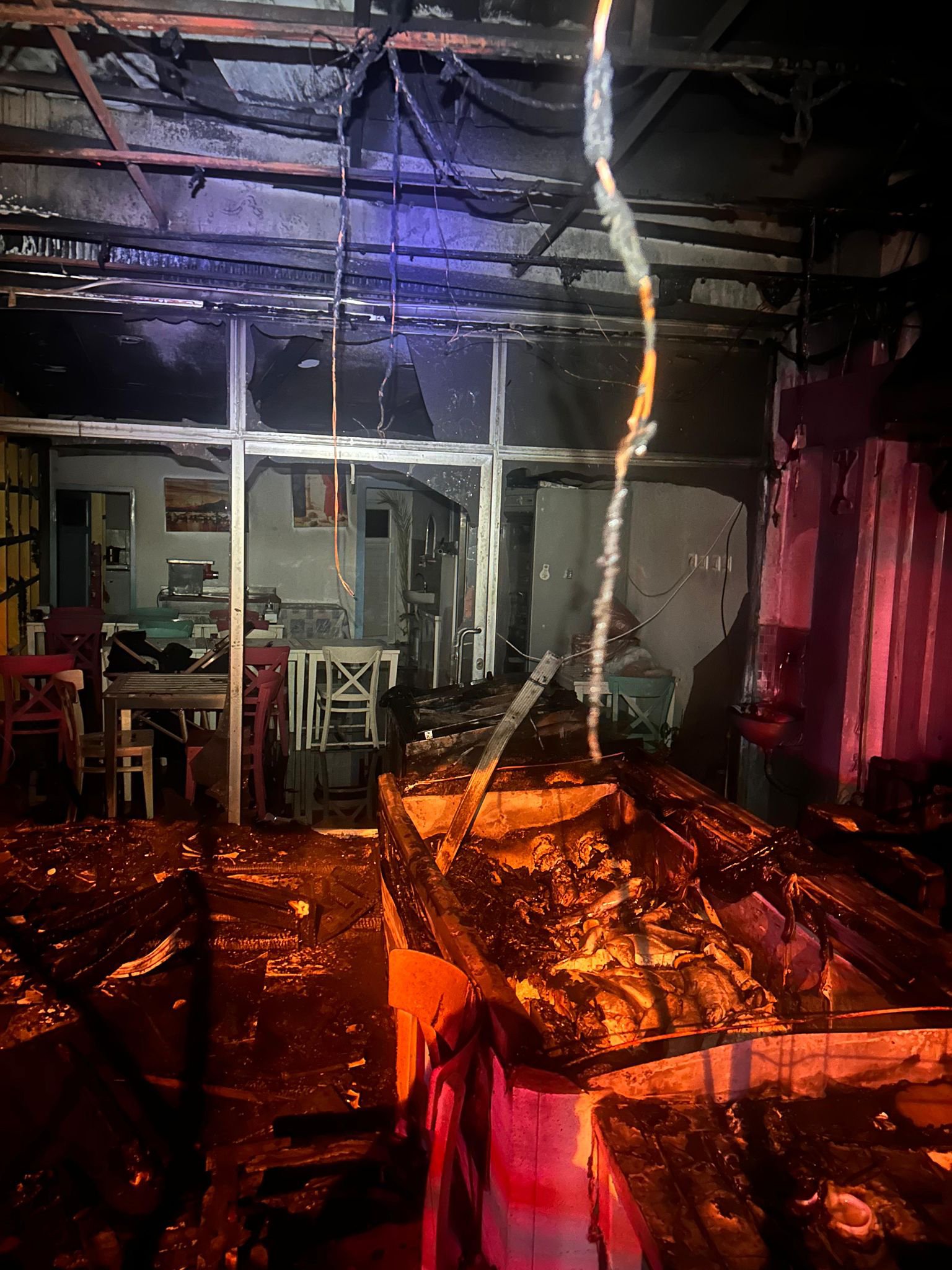 Balıkçı yangında kül oldu