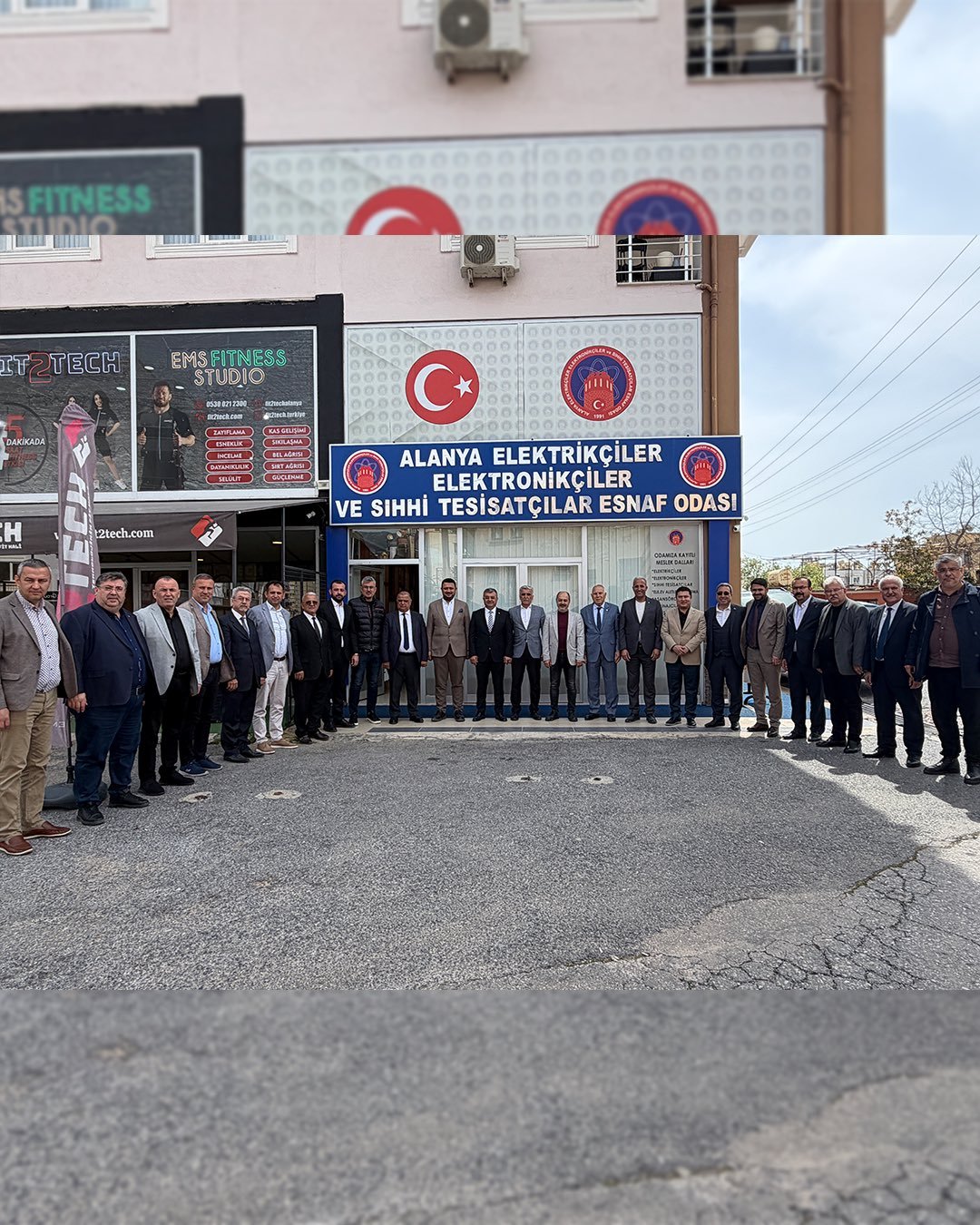 Alanya Elektrikçiler Odası'ndan Mehmet Ali Alkan'a tam destek