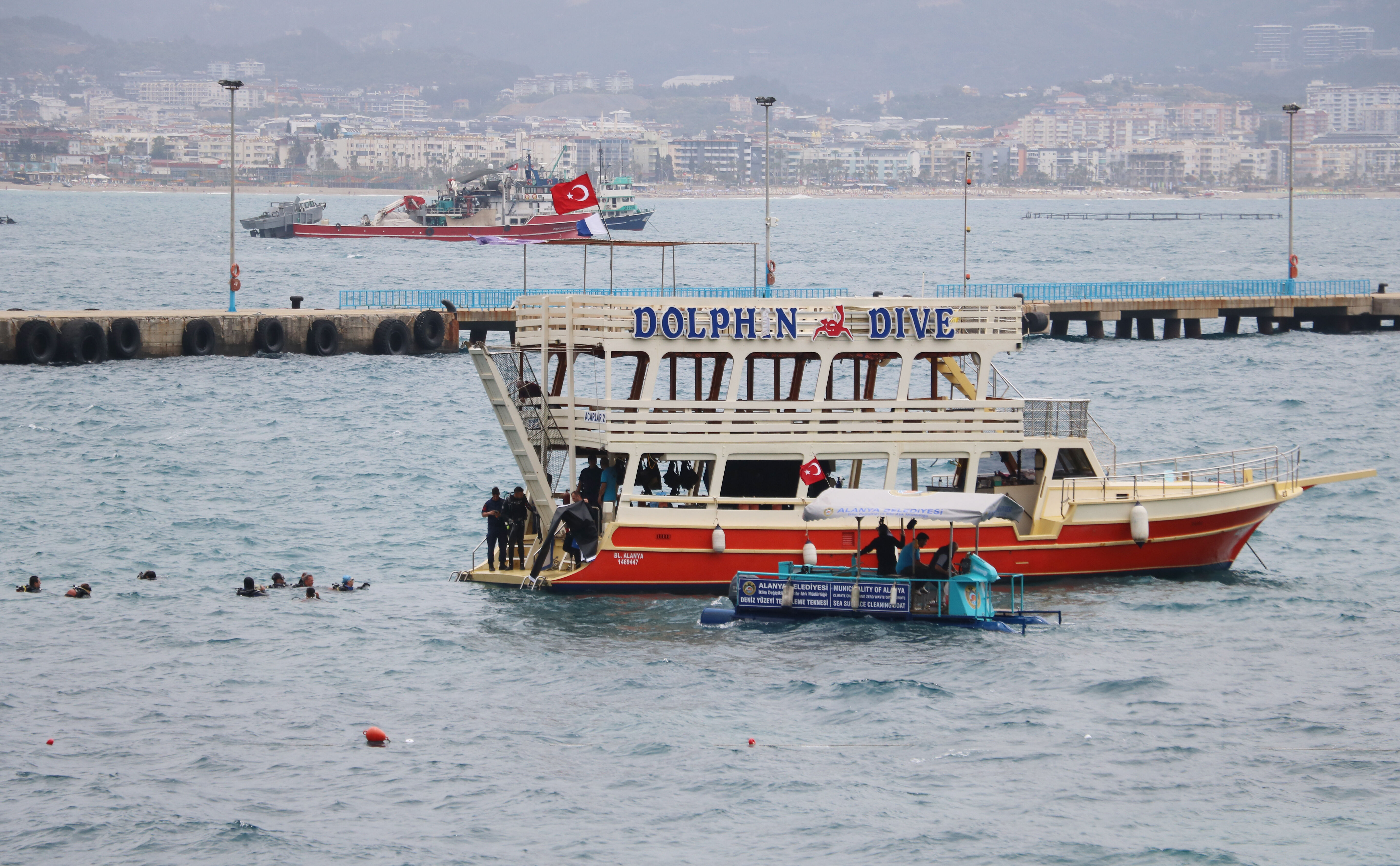 Alanya'da deniz temizliği