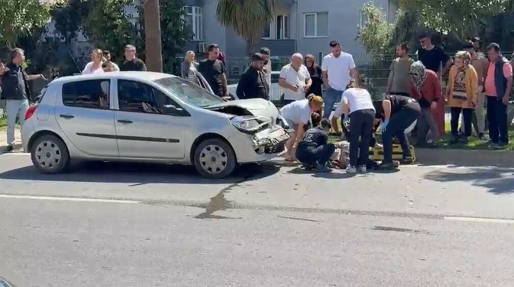 Alanya Çevreyolu’nda korkunç kaza: Yaşlı kadın ağır yaralandı