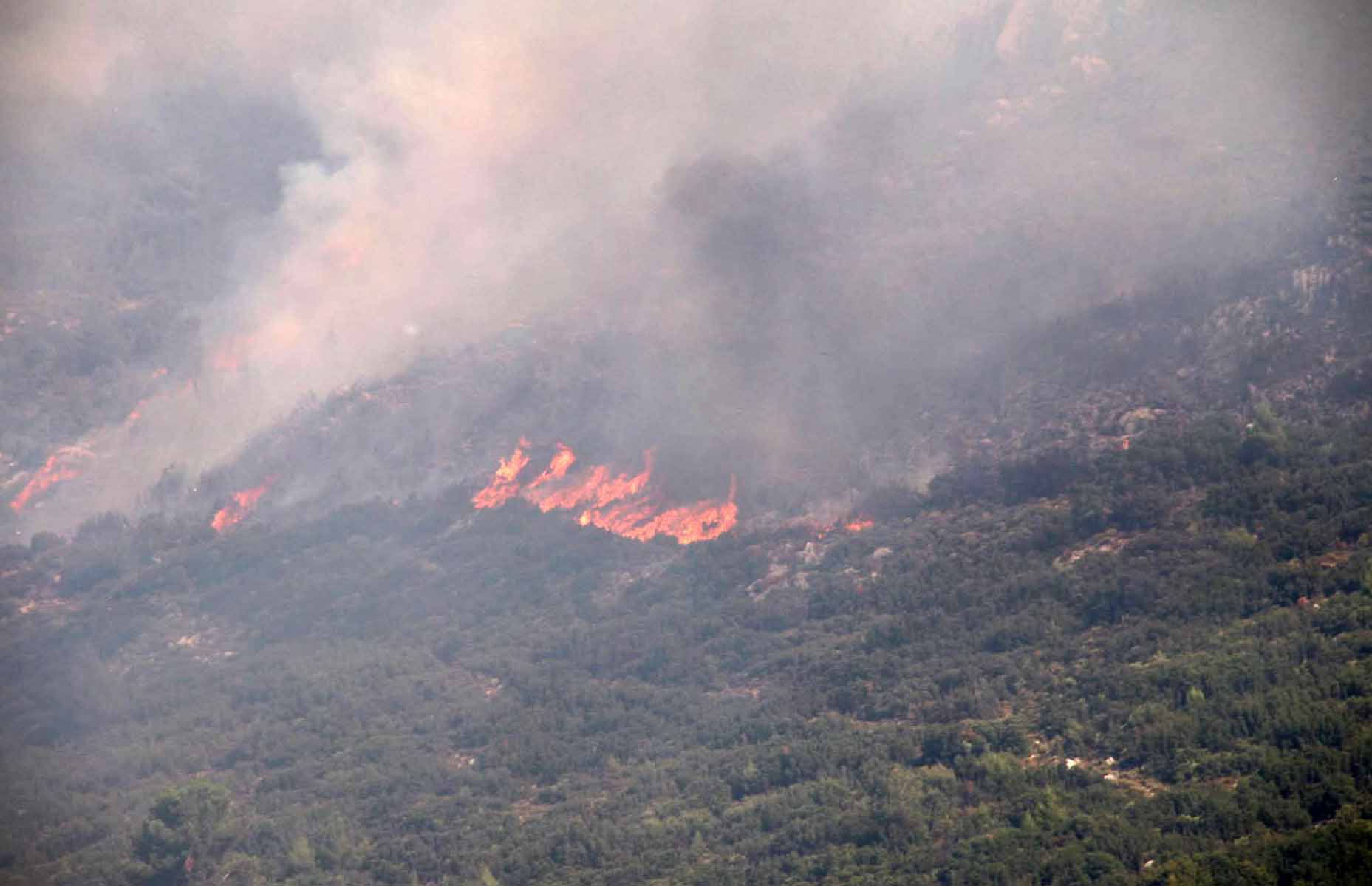 Antalya'da 3 günde 8 ilçede 34 yangın çıktı
