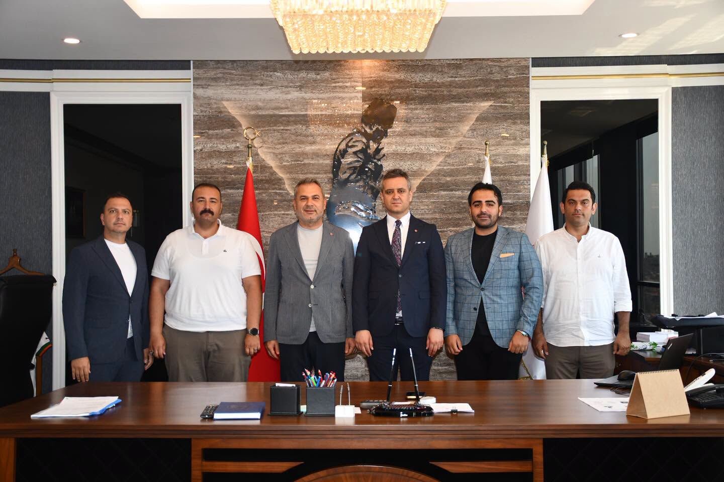 AK Parti Alanya'dan Başsavcı Abdullah Sert ve Adalet Komisyonu Başkanı Sadık Çimen’e ziyaret