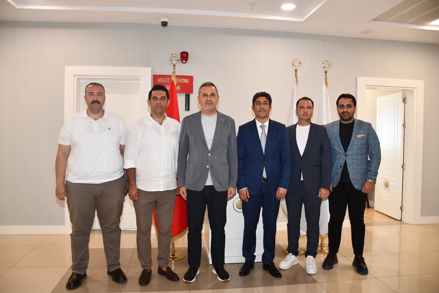 Ak Parti Alanya'dan Başsavcı Abdullah Sert Ve Adalet Komisyonu Başkanı Sadık Çimen’e Ziyaret1