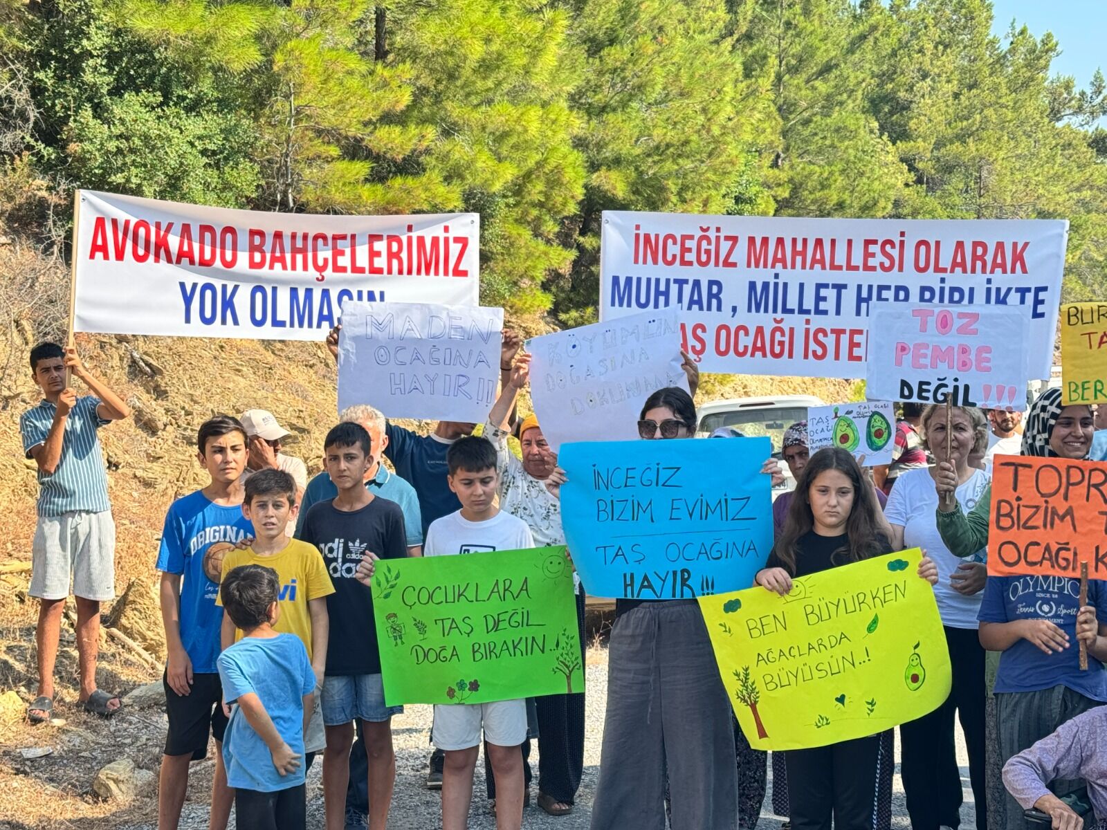 Gazipaşa'da Kalker Ocağı Projesine Halktan Sert Tepki2
