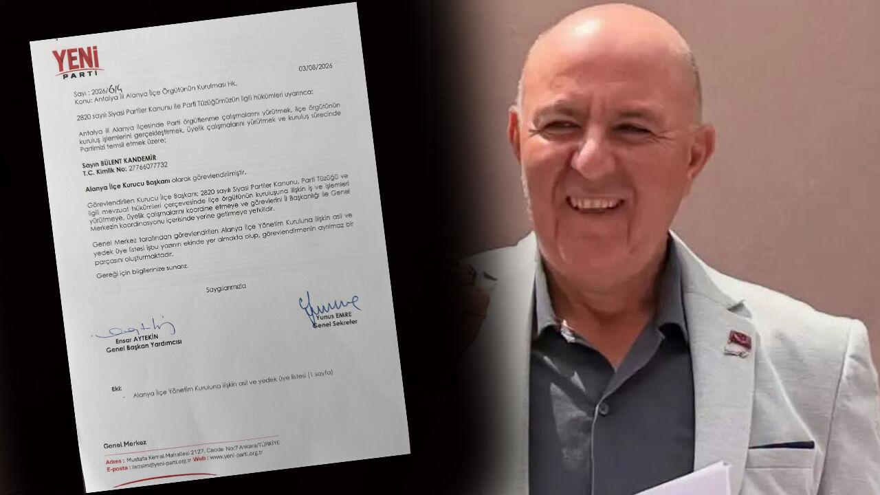 Bülent Kandemir: Yeni Parti Alanya’da güçlü bir başlangıç yaptı